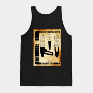 Federation Technological Survey Pilot Episode Laser Pistol Tank Top